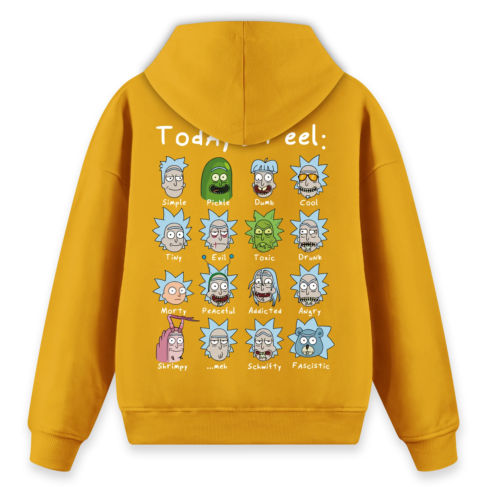 Rick's Routine - Regular Fit Kalıp Hoodie