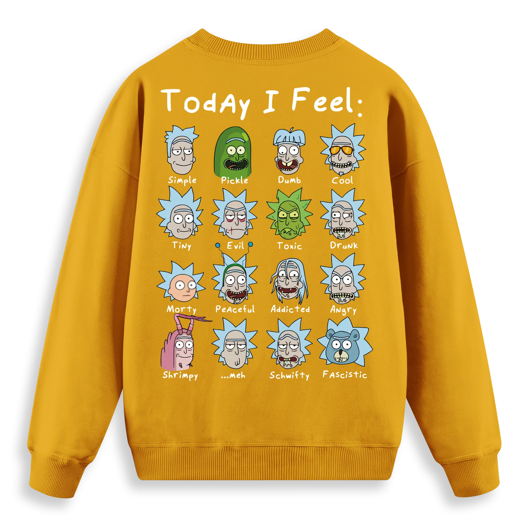 Rick's Routine - Regular Fit Kalıp Sweatshirt