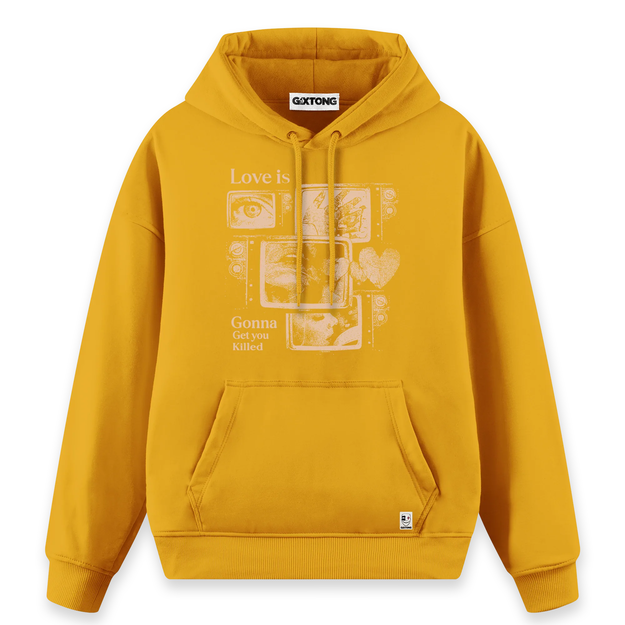 Love Is - Regular Fit Kalıp Hoodie