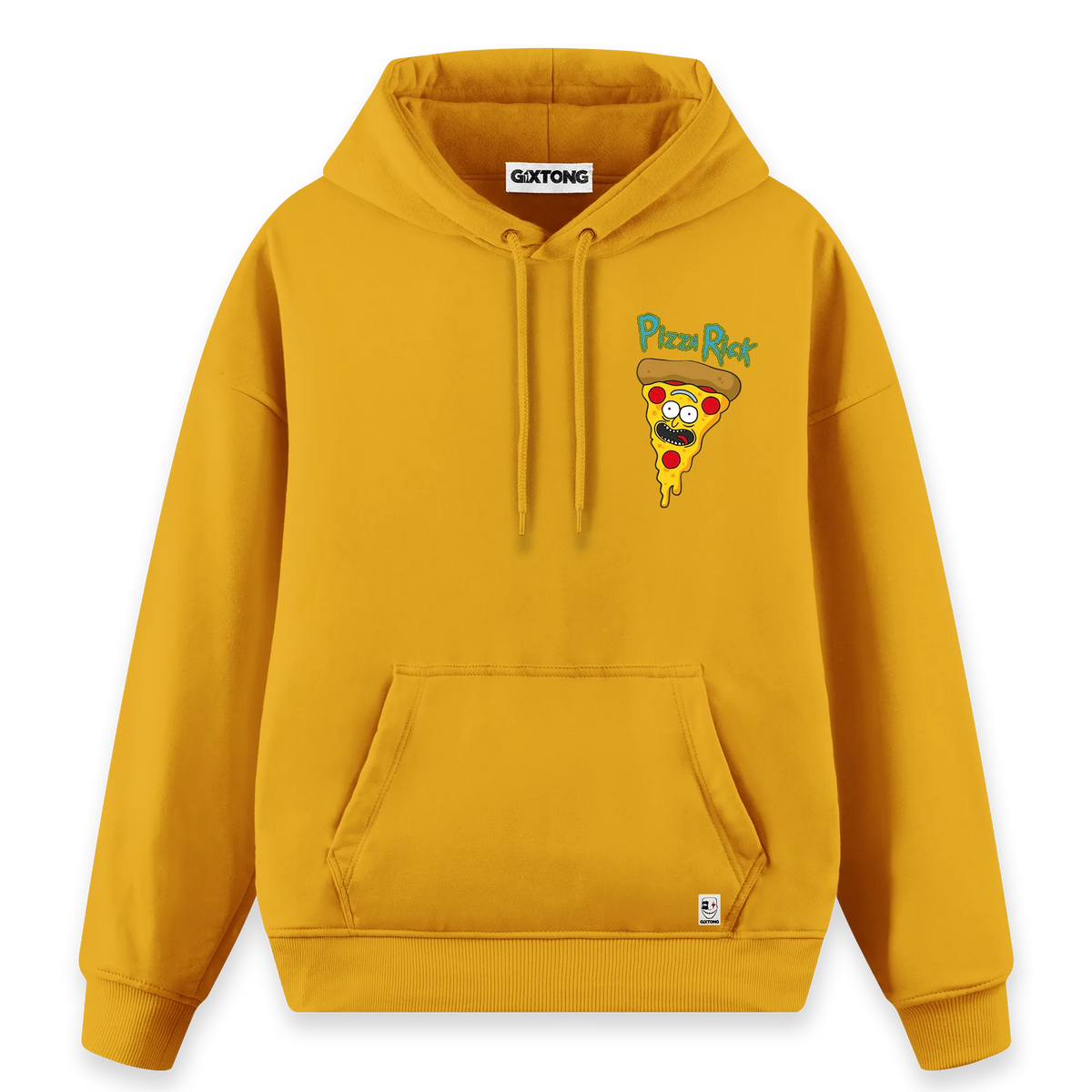 Pizza Rick - Regular Fit Kalıp Hoodie
