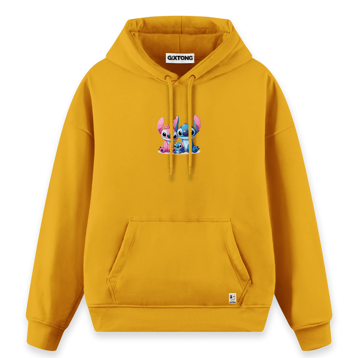 Stitch Family - Regular Fit Kalıp Hoodie