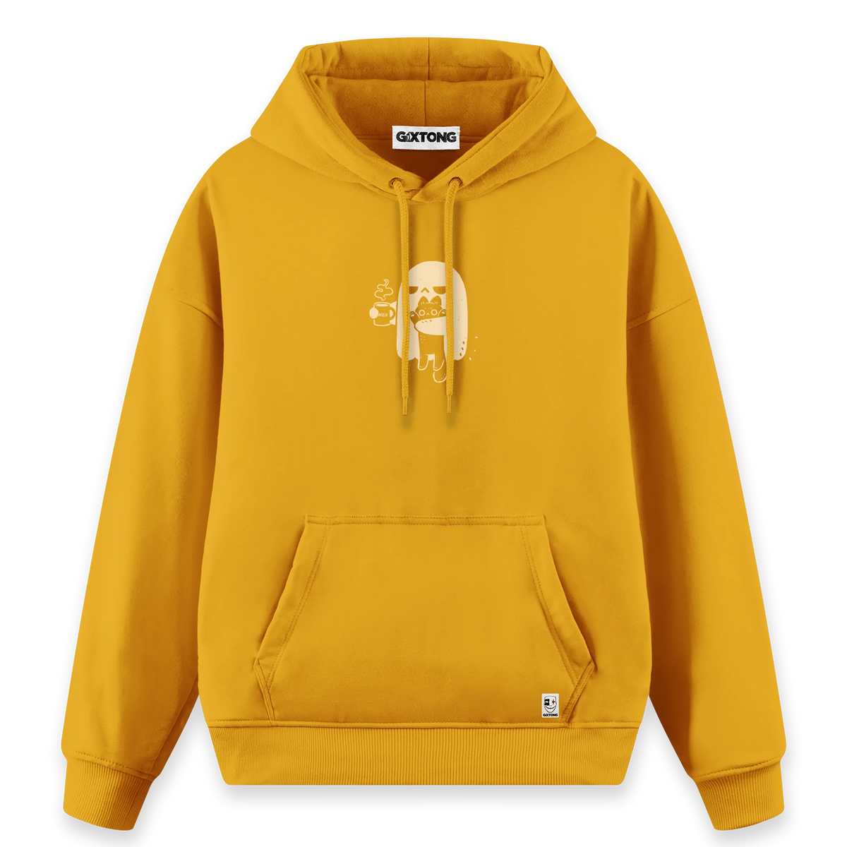 Ghost Cat- Regular Fit Kalıp Hoodie