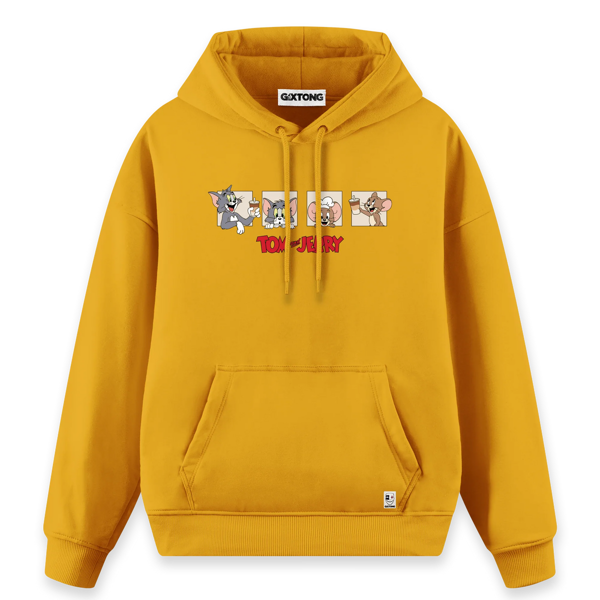 Tom And Jerry - Regular Fit Kalıp Hoodie