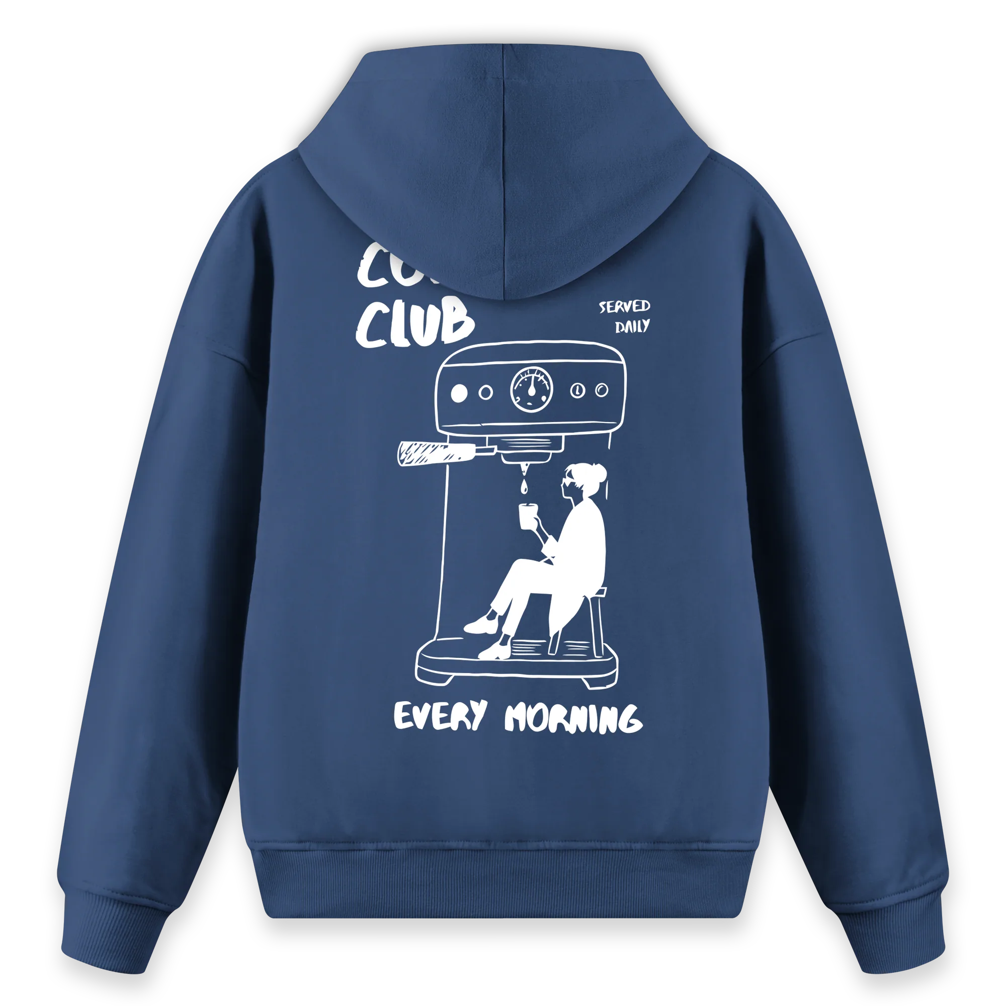 Coffee Club - Regular Fit Kalıp Hoodie