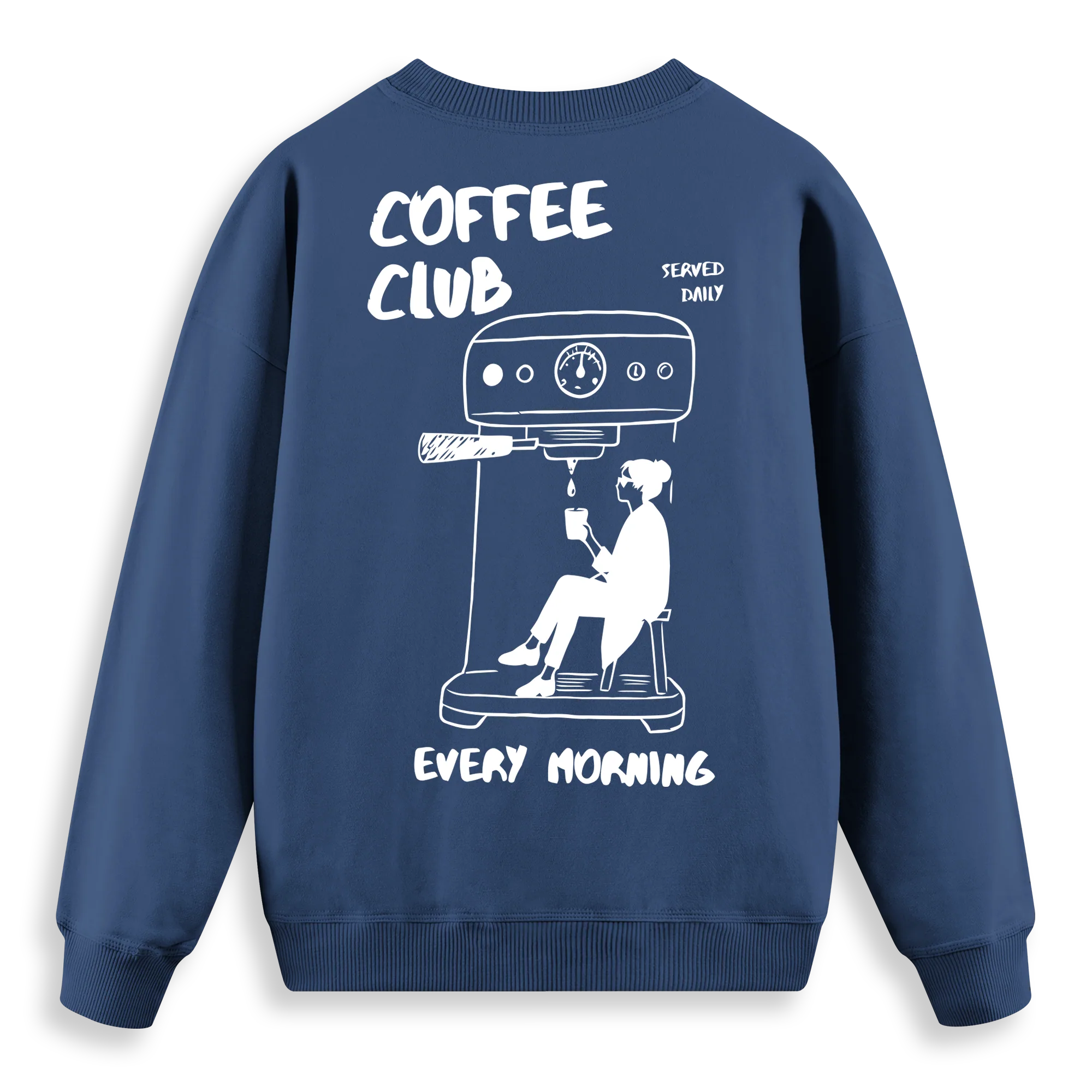 Coffee Club - Regular Fit Kalıp Sweatshirt