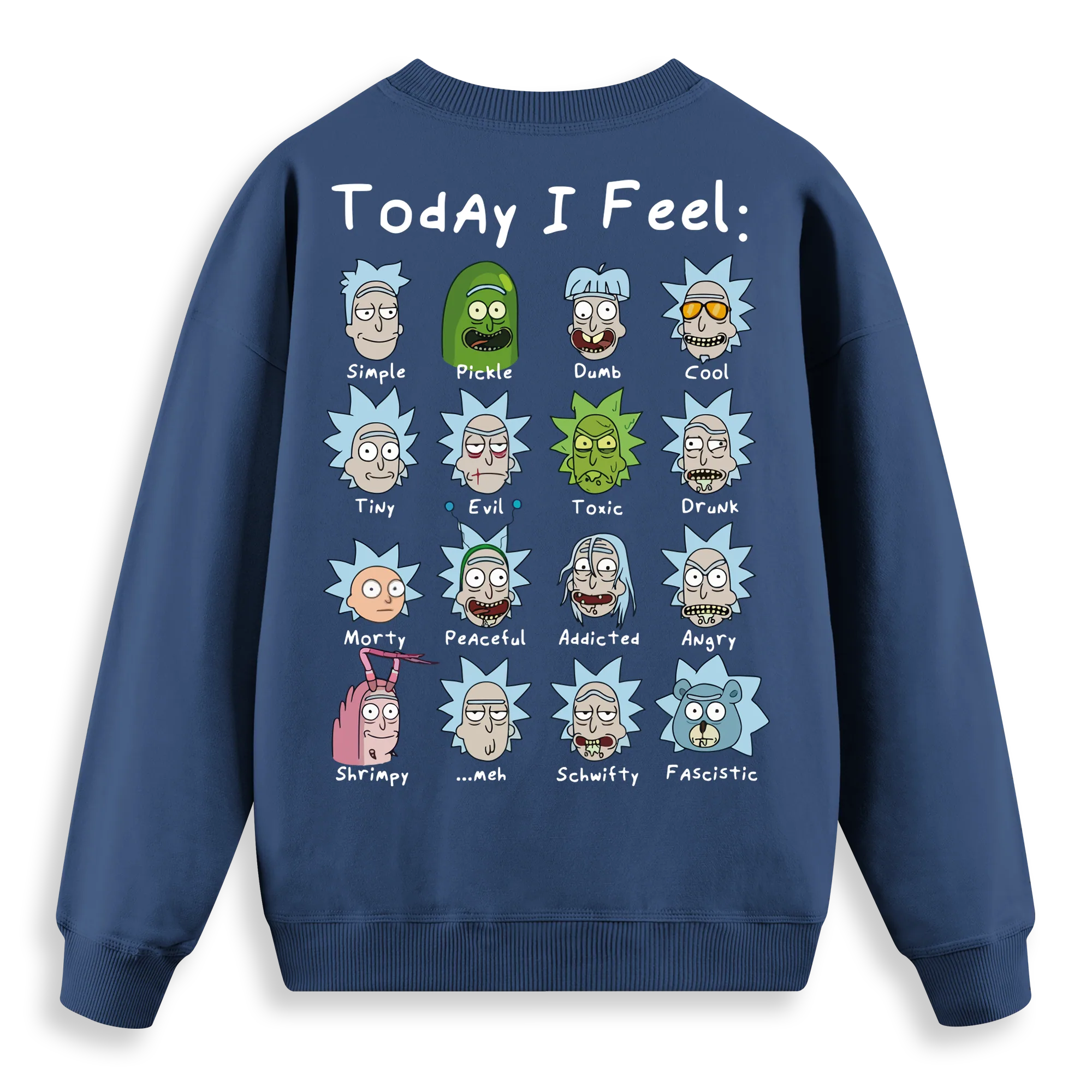 Rick's Routine - Regular Fit Kalıp Sweatshirt