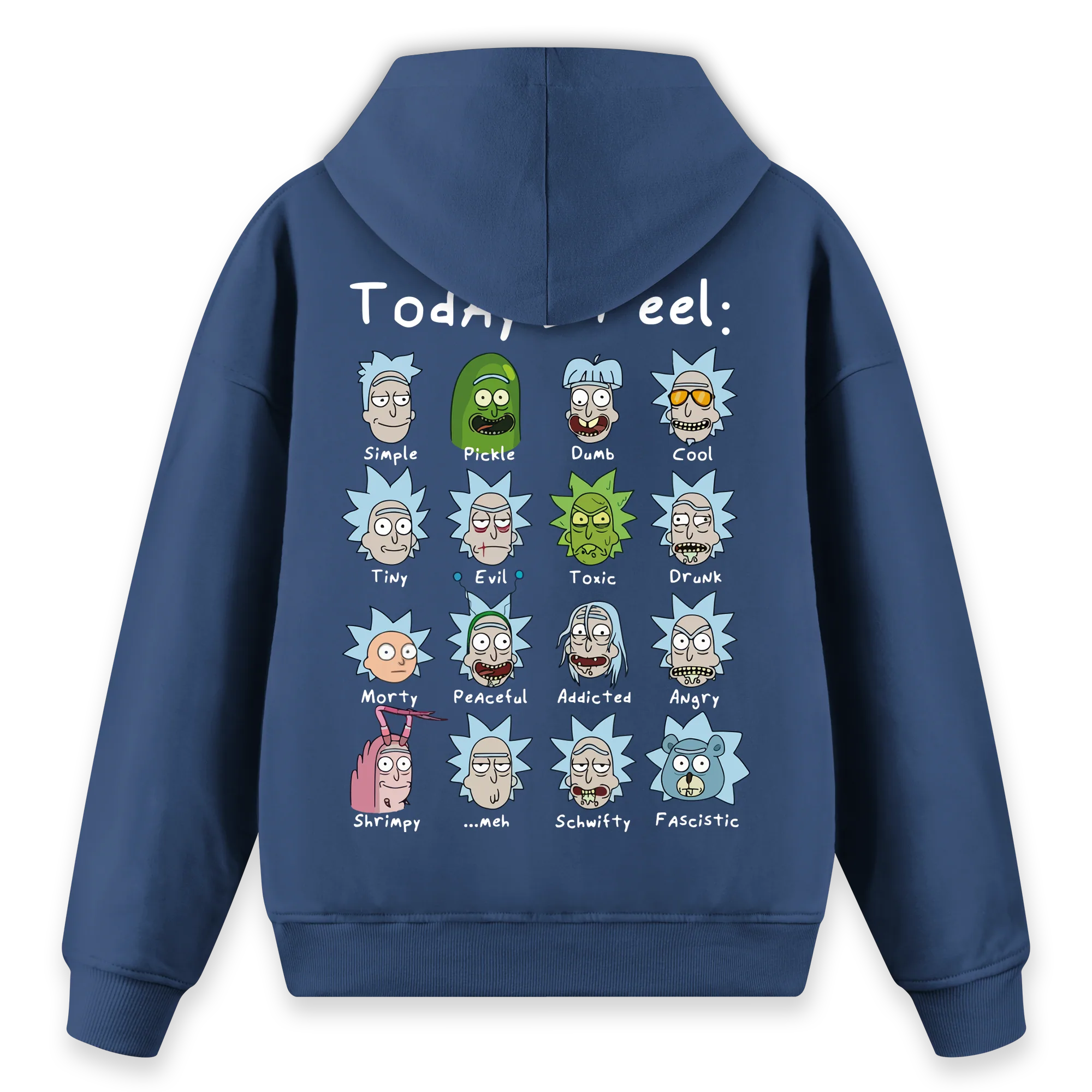 Rick's Routine - Regular Fit Kalıp Hoodie