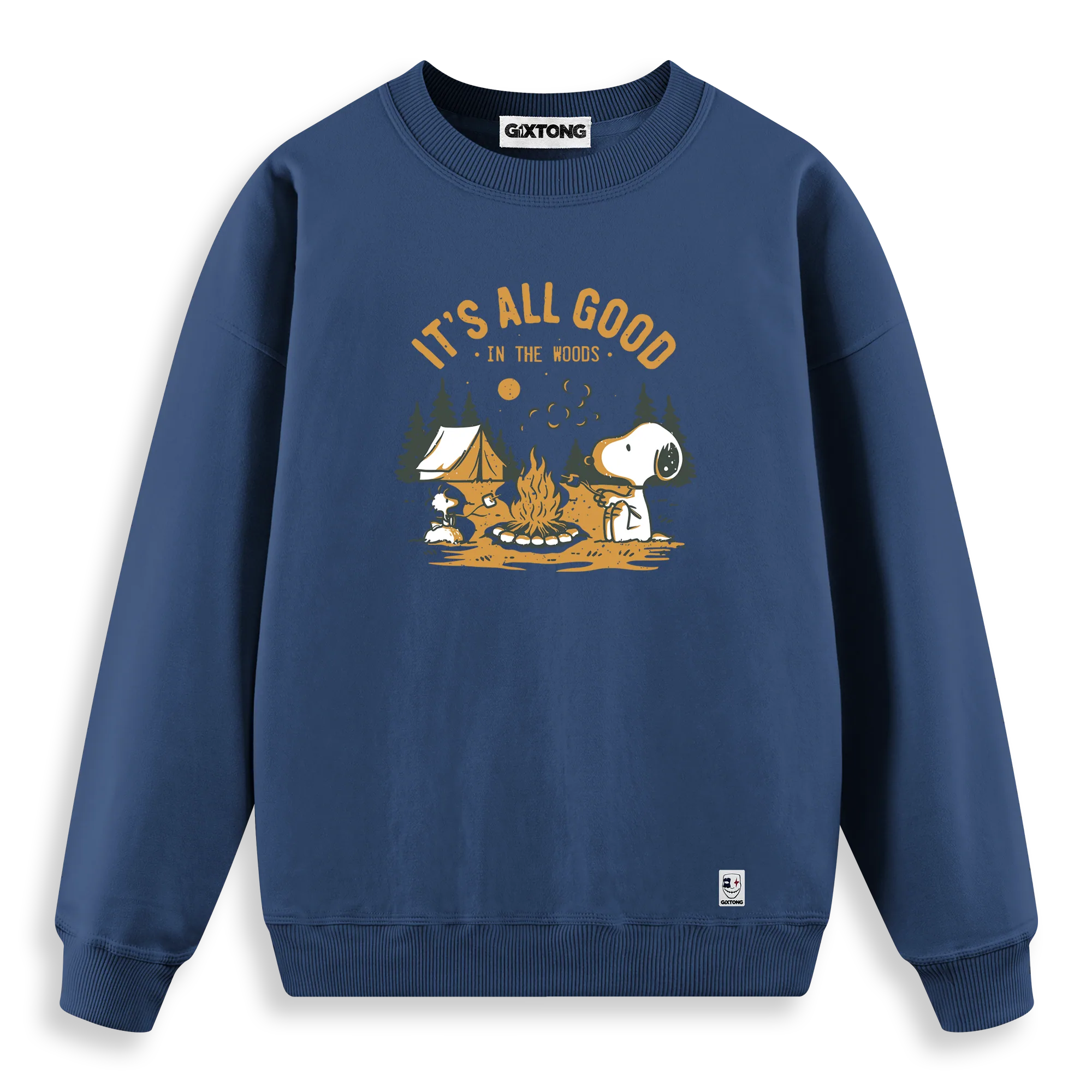 Camp Snoopy - Regular Fit Kalıp Sweatshirt