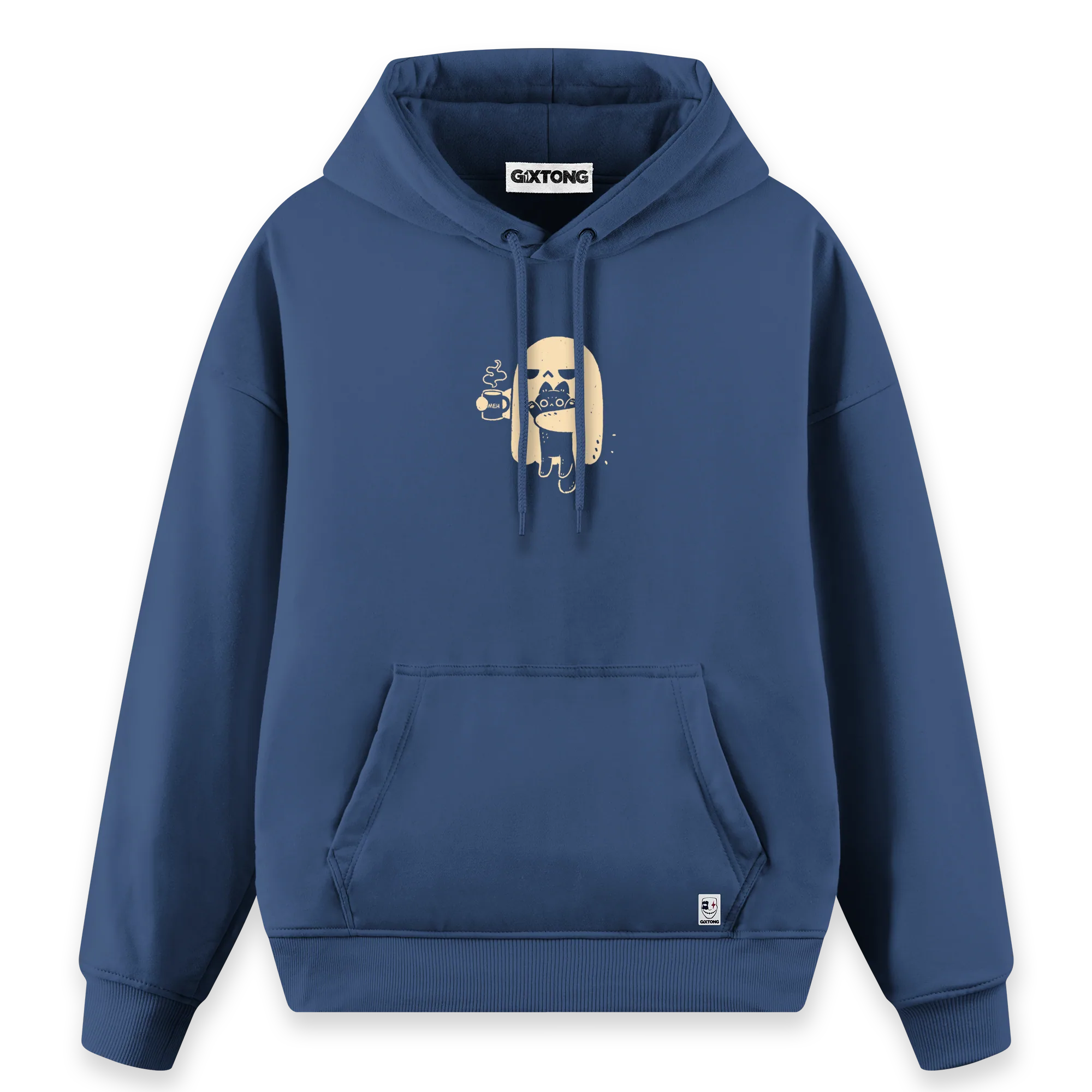 Ghost Cat- Regular Fit Kalıp Hoodie