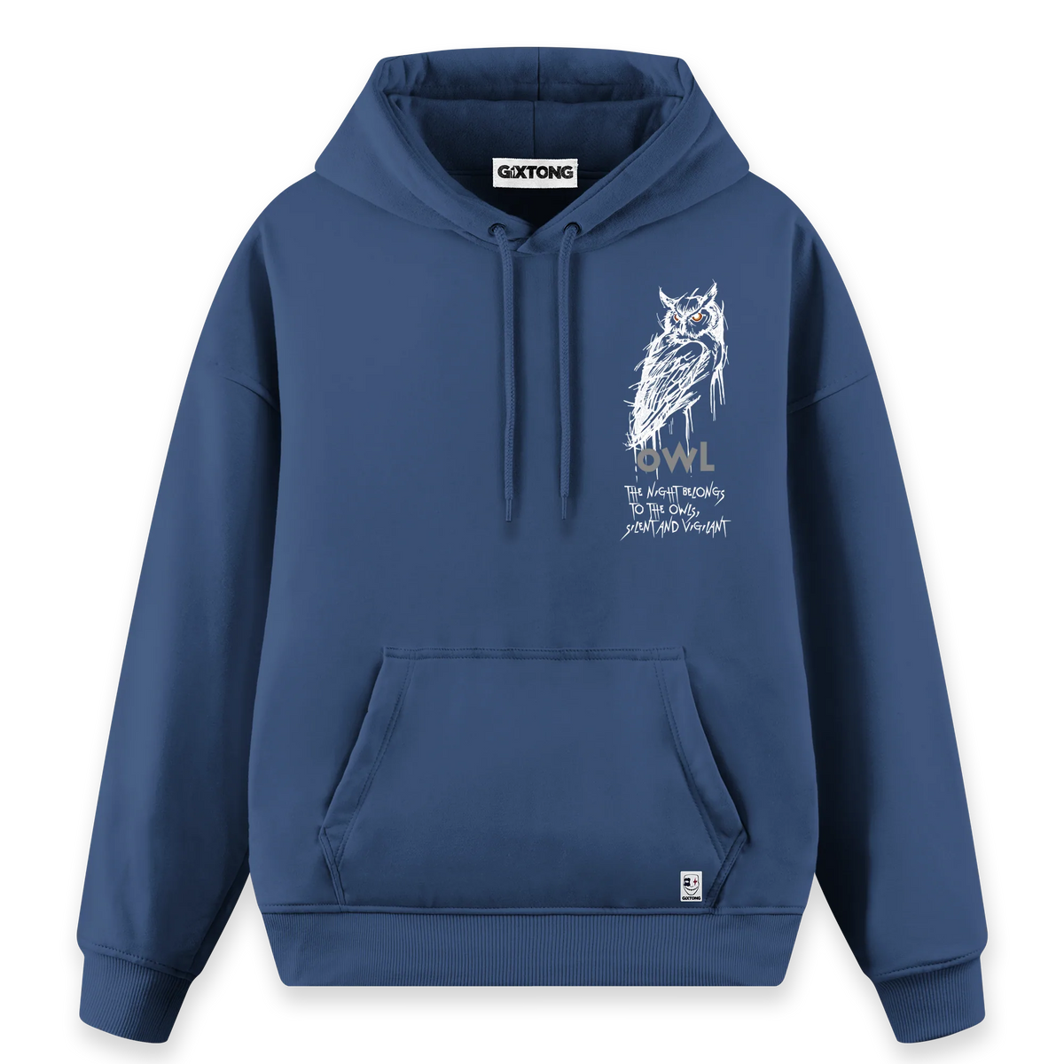 Night Owl - Regular Fit Kalıp Hoodie