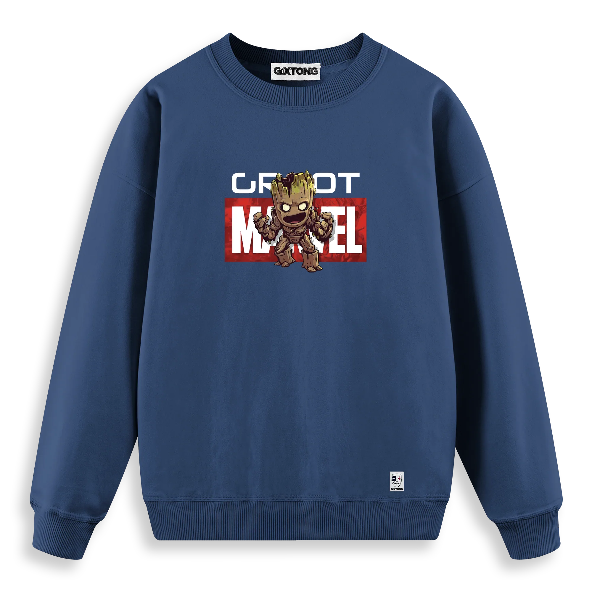 Marvel Groot - Regular Fit Kalıp Sweatshirt