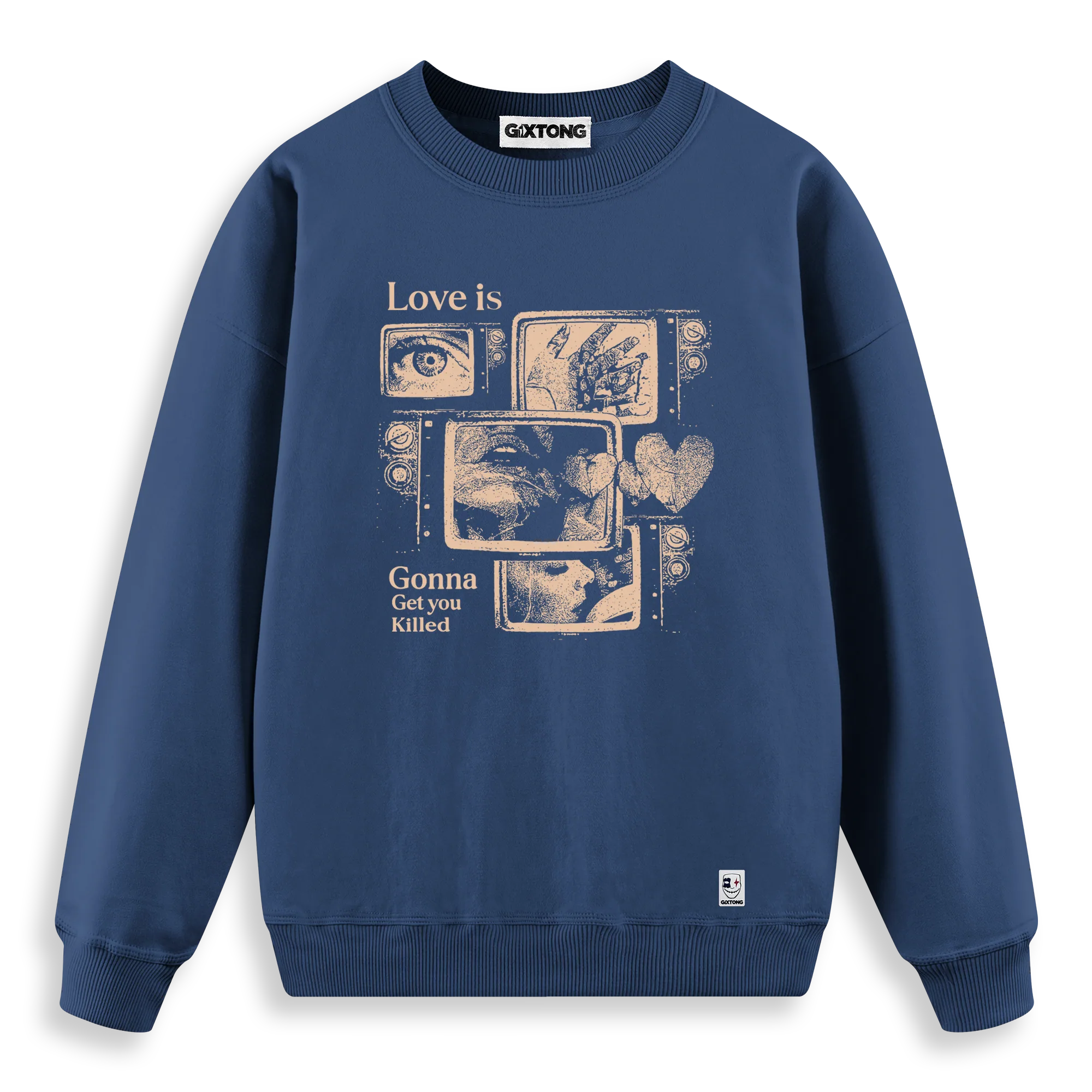 Love Is - Regular Fit Kalıp Sweatshirt