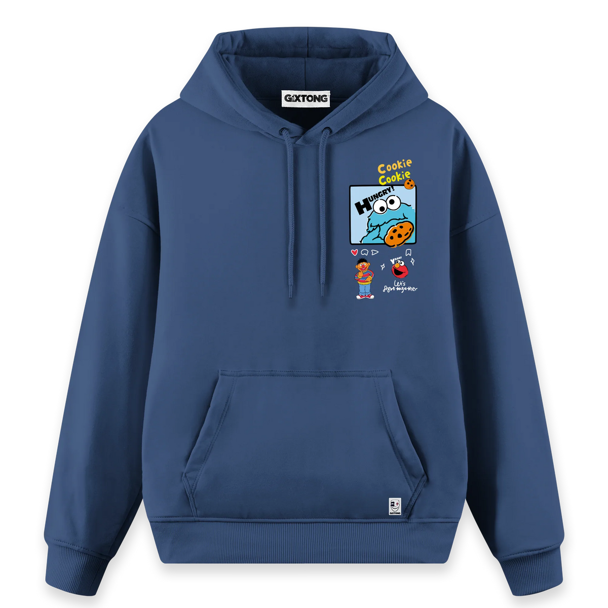 Cookie Monster - Regular Fit Kalıp Hoodie