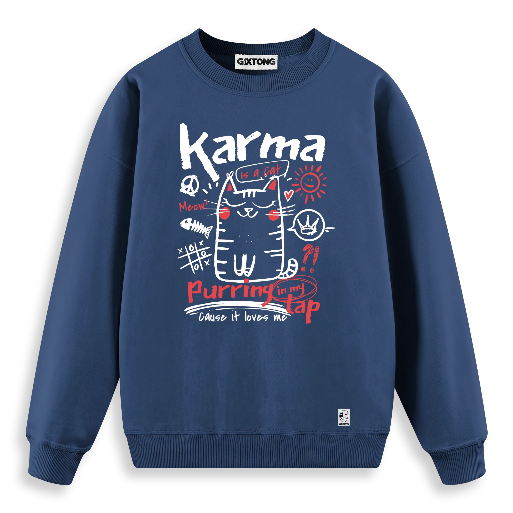 Karma - Regular Fit Kalıp Sweatshirt