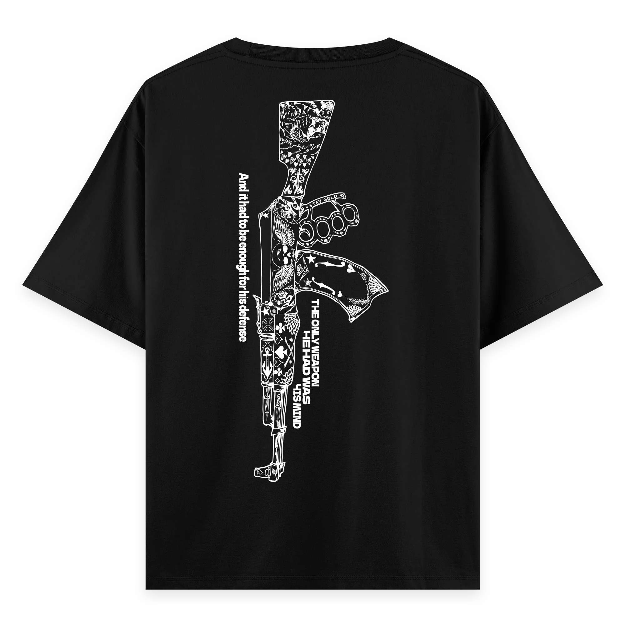 Ak-47 - Oversize Bol Kalıp T-shirt