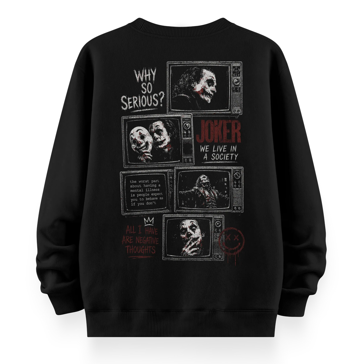 Joker II - Oversize Bol Kalıp Sweatshirt
