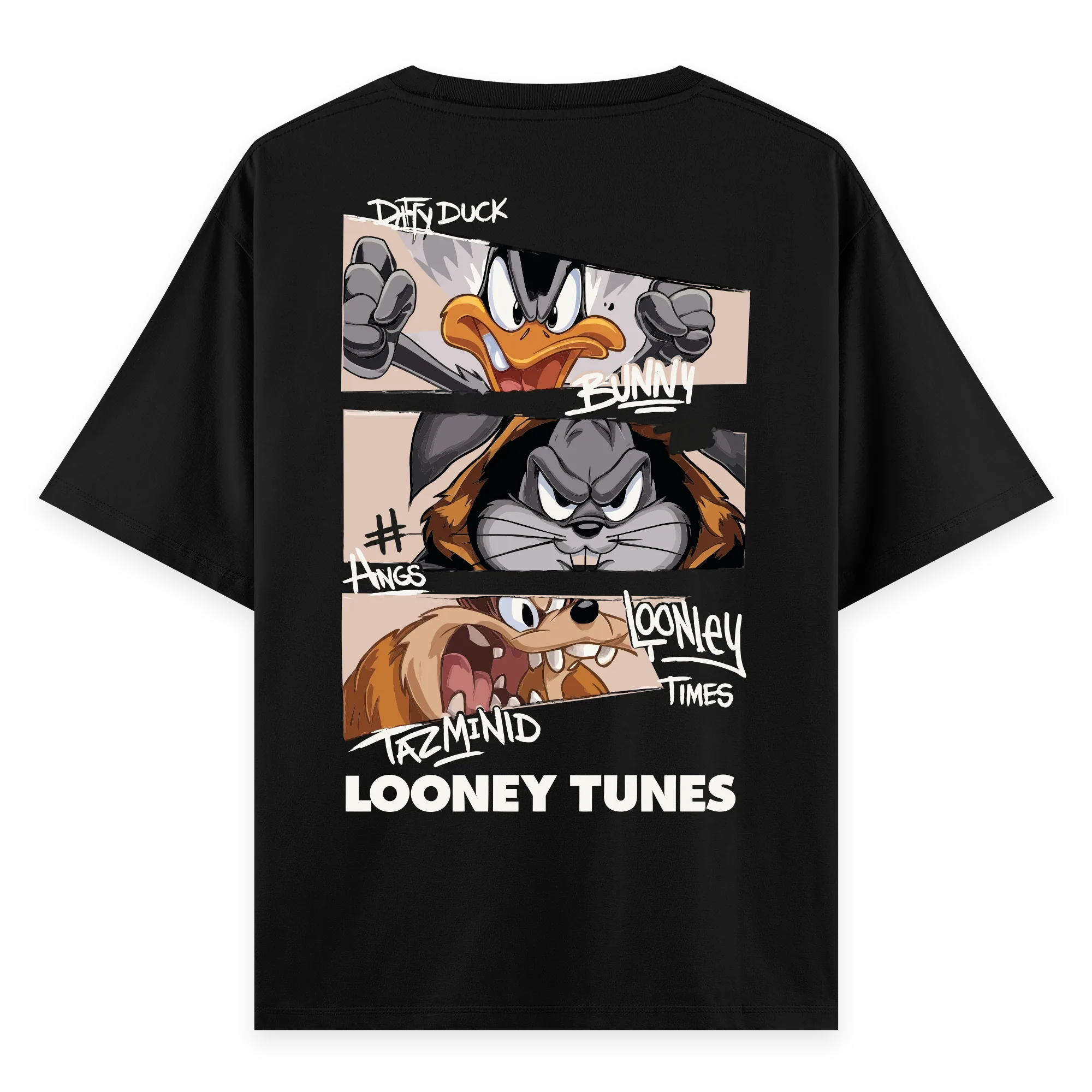 Looney Tunes - Oversize Bol Kalıp T-shirt