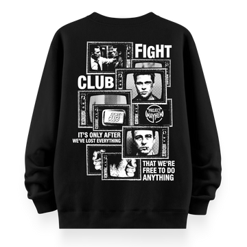 Fight Club - Oversize Bol Kalıp Sweatshirt