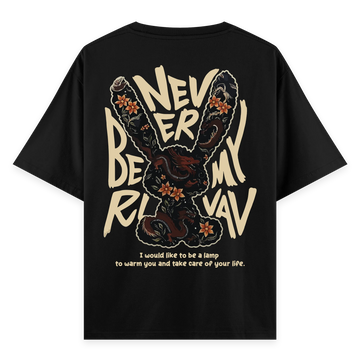 Rabbit - Oversize Bol Kalıp T-shirt