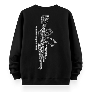 Ak-47 - Oversize Bol Kalıp Sweatshirt