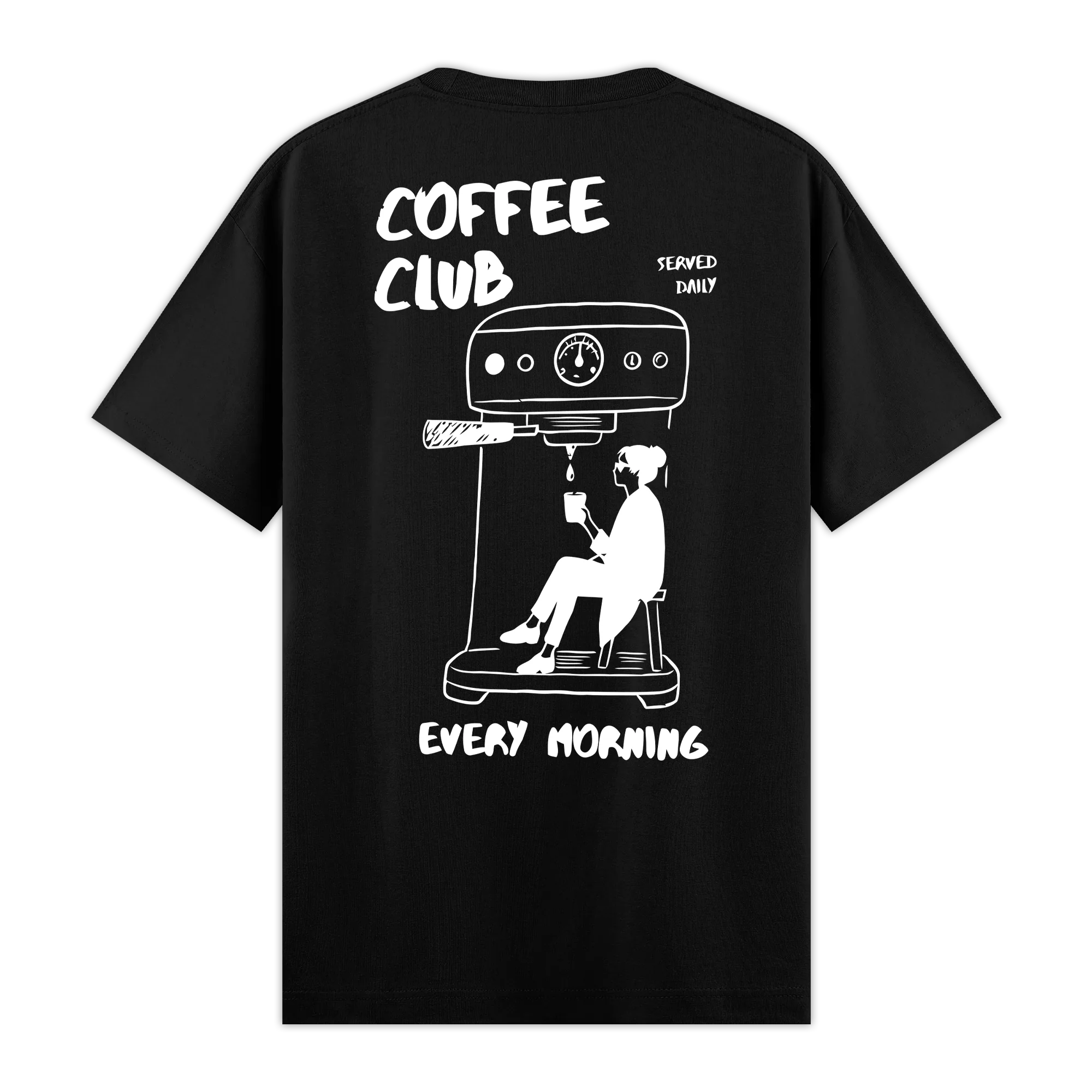 Coffee Club - Regular Fit Kalıp T-shirt