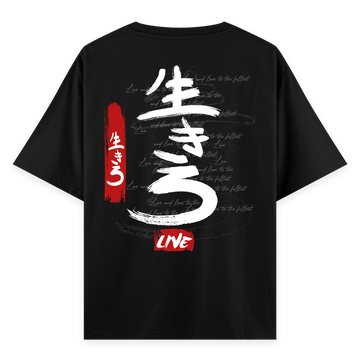 Live - Oversize Bol Kalıp T-shirt