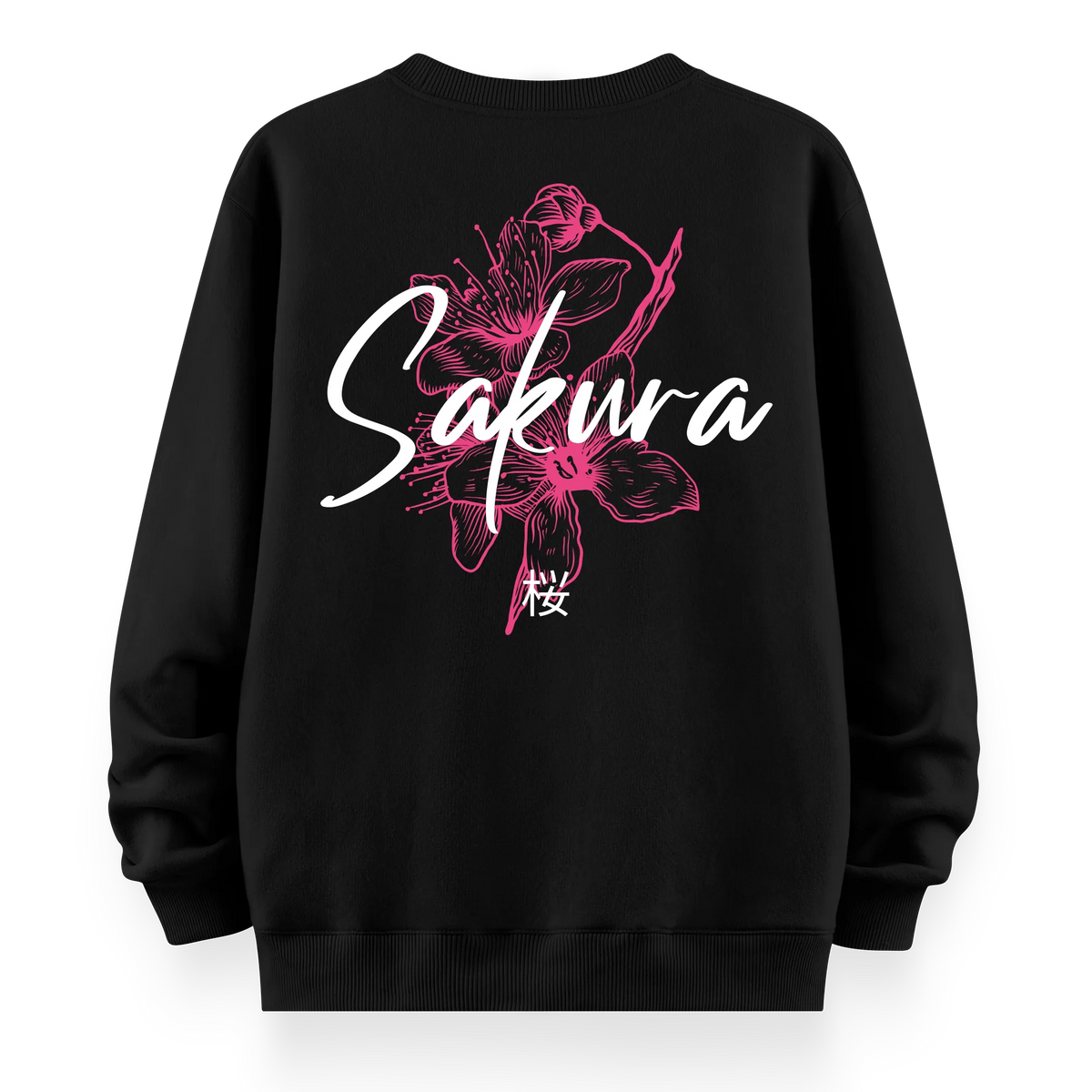 Sakura - Oversize Bol Kalıp Sweatshirt