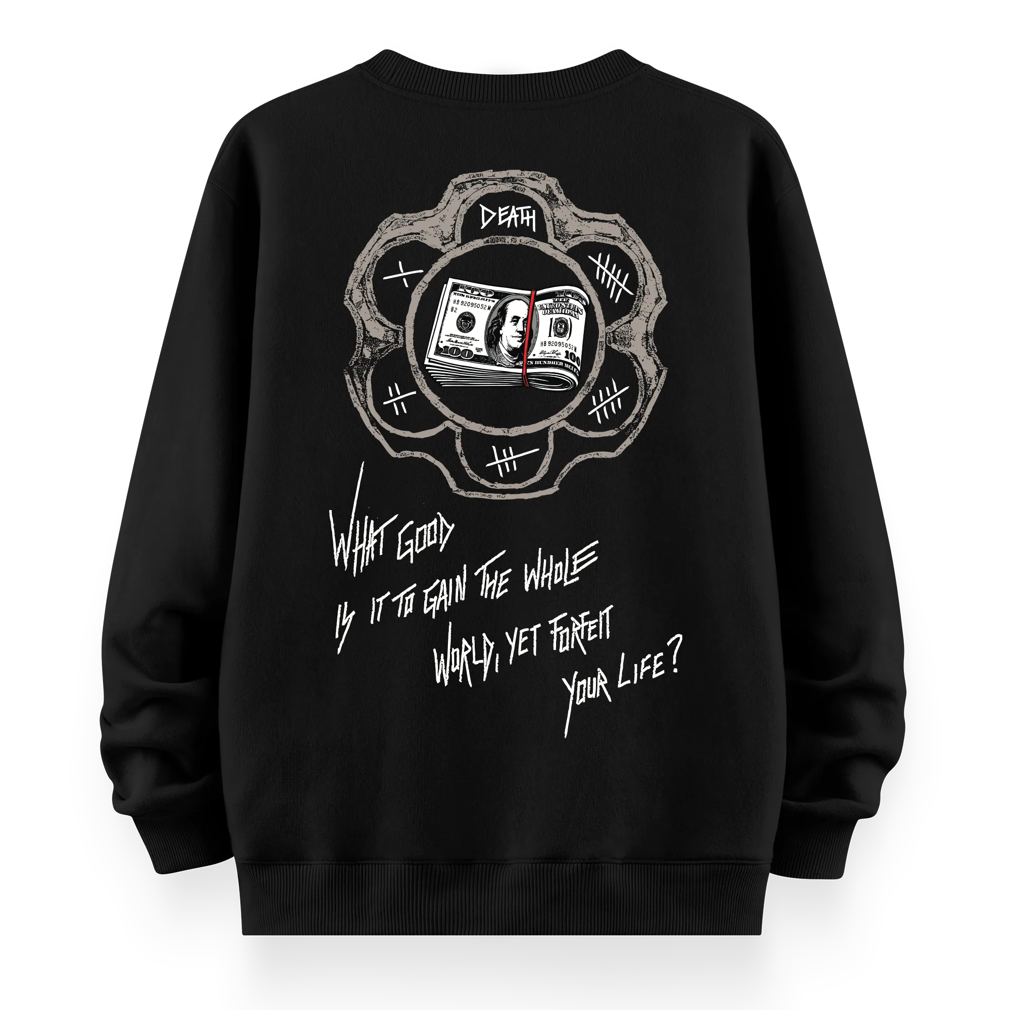 Greed - Oversize Bol Kalıp Sweatshirt