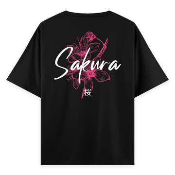 Sakura - Oversize Bol Kalıp T-shirt