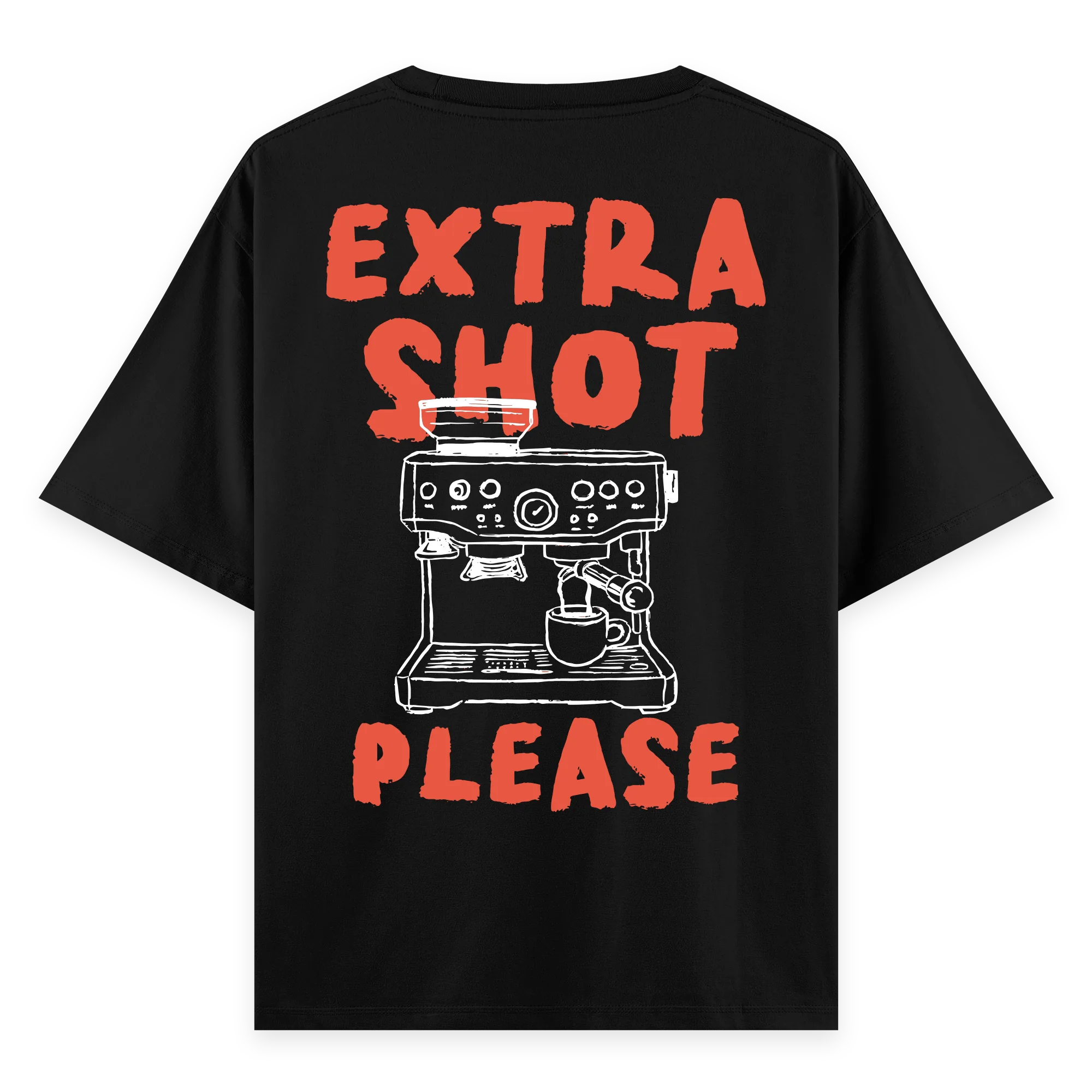Extra Shot - Oversize Bol Kalıp T-shirt