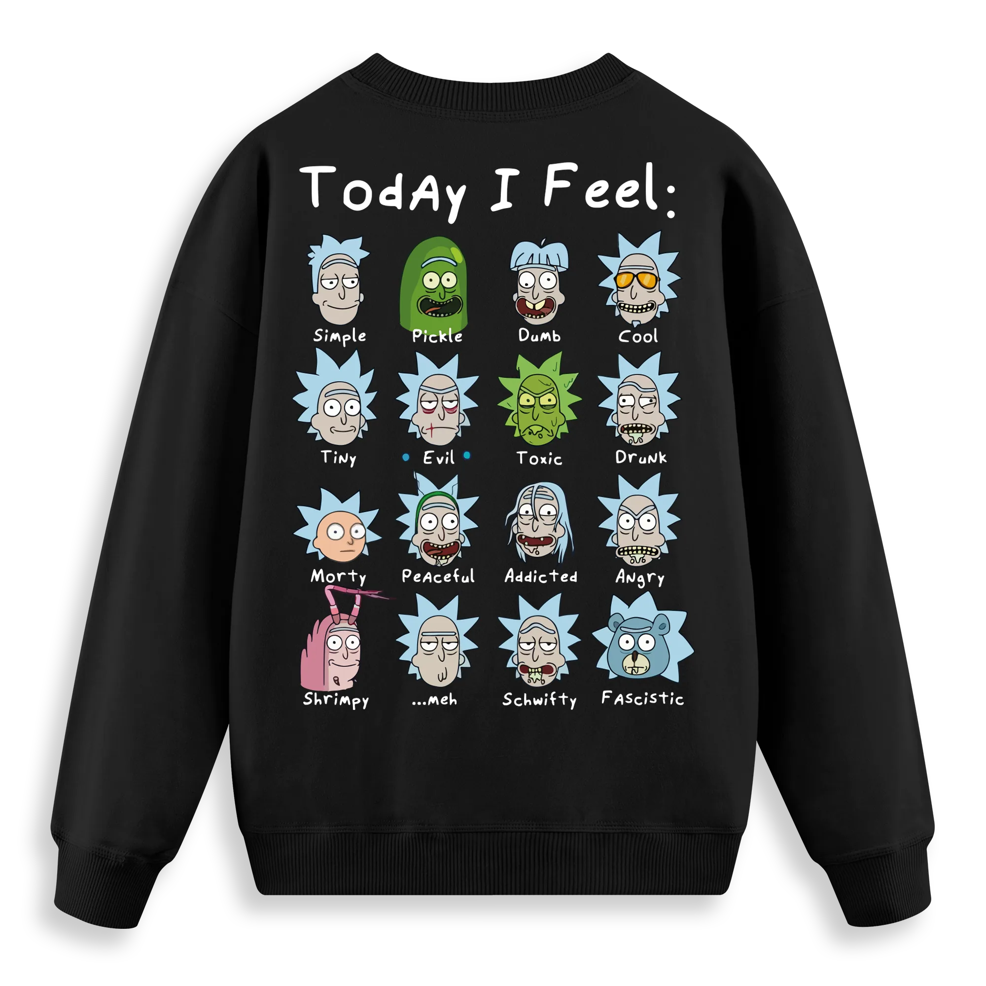 Rick's Routine - Regular Fit Kalıp Sweatshirt