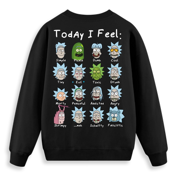 Rick's Routine - Regular Fit Kalıp Sweatshirt