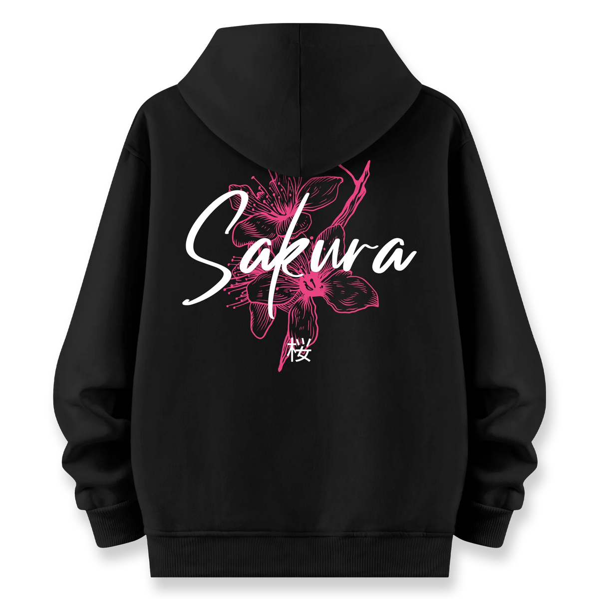 Sakura - Oversize Bol Kalıp Hoodie