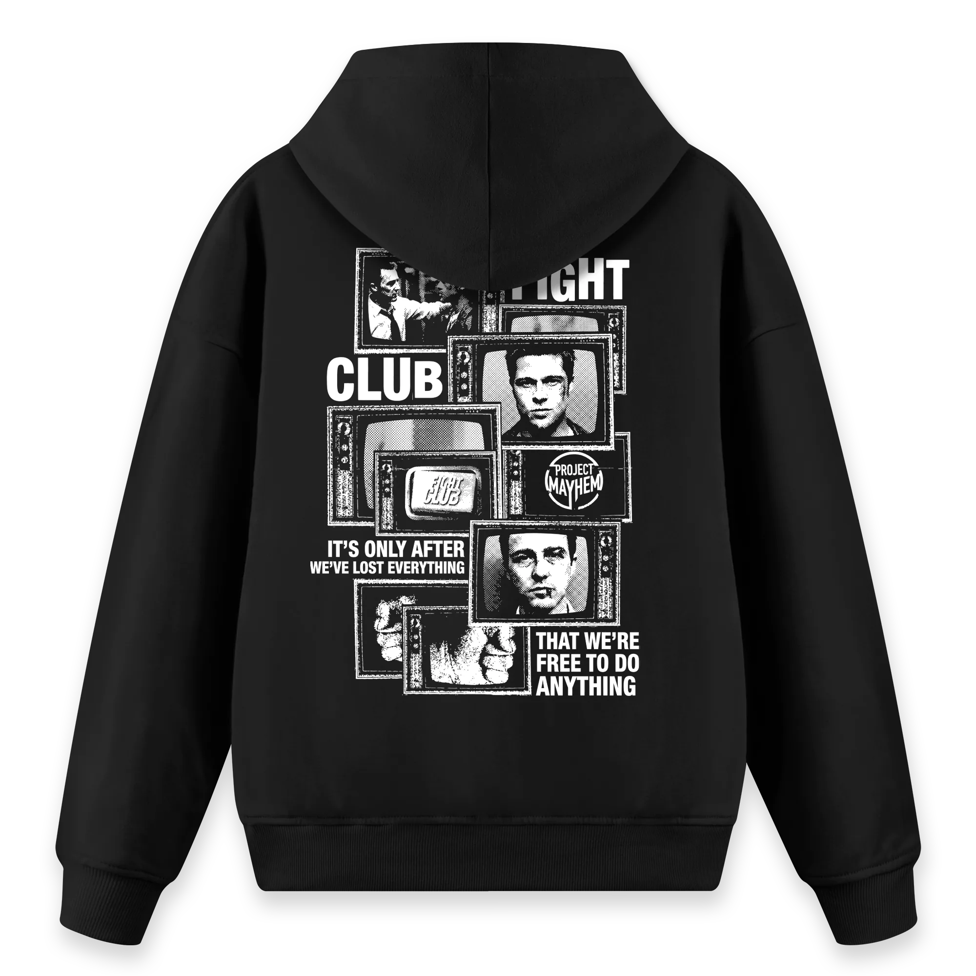 Fight Club - Regular Fit Kalıp Hoodie