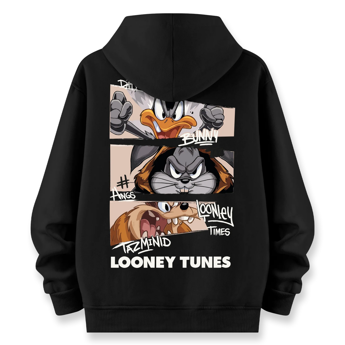 Looney Tunes - Oversize Bol Kalıp Hoodie