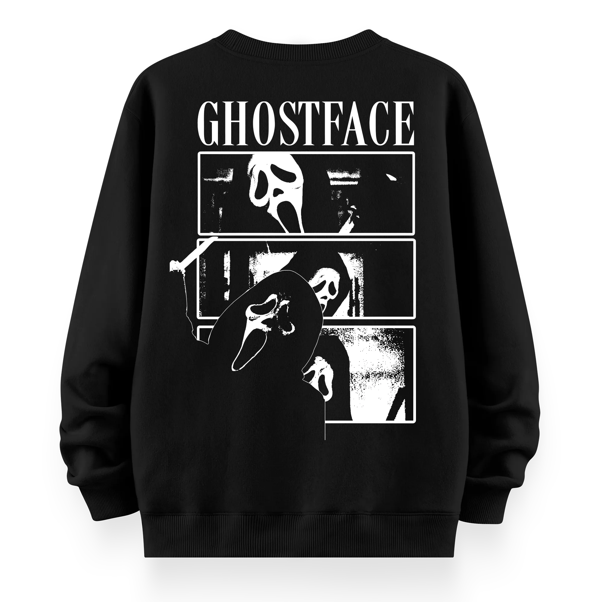 Ghost Face - Oversize Bol Kalıp Sweatshirt