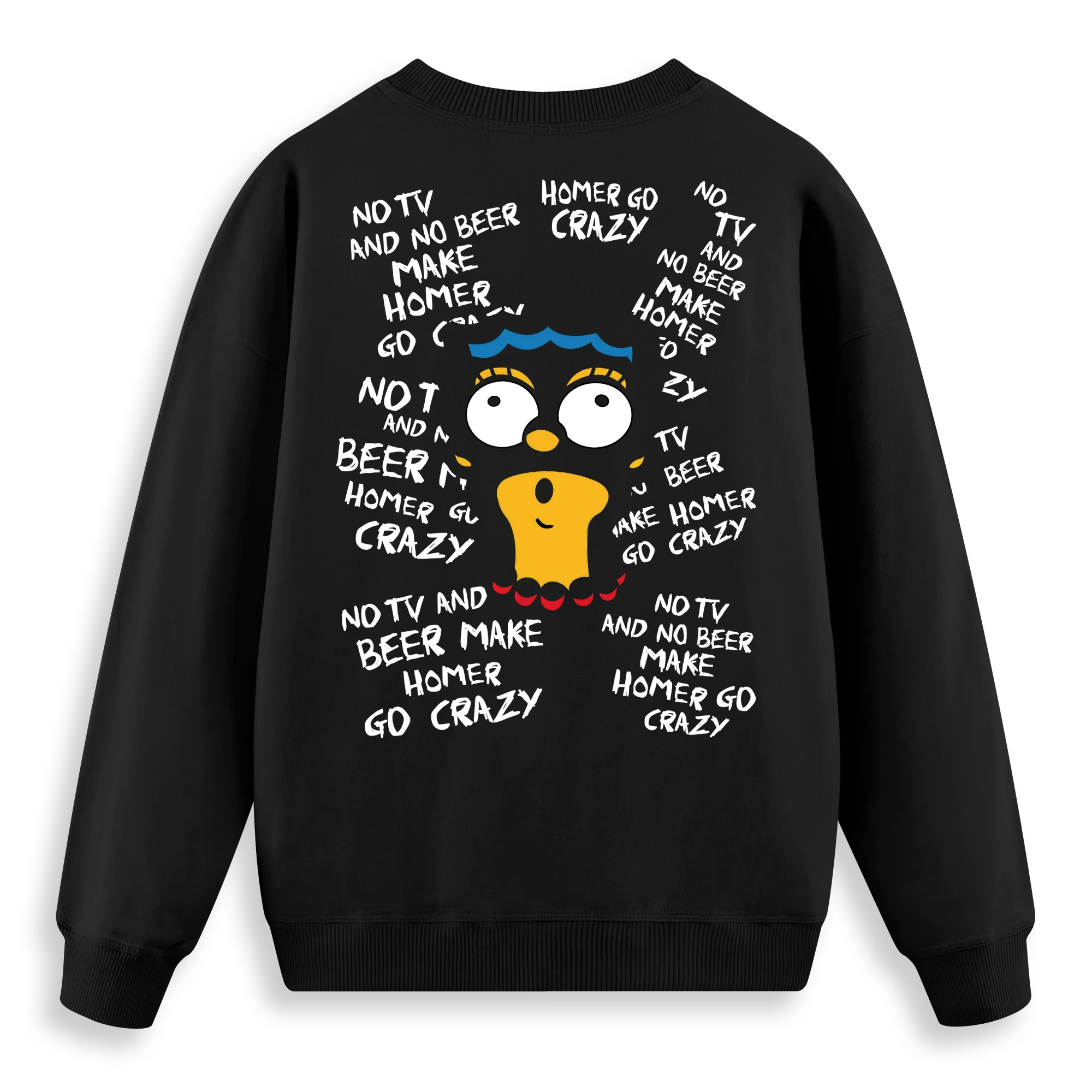 Crazy Homer - Regular Fit Kalıp Sweatshirt