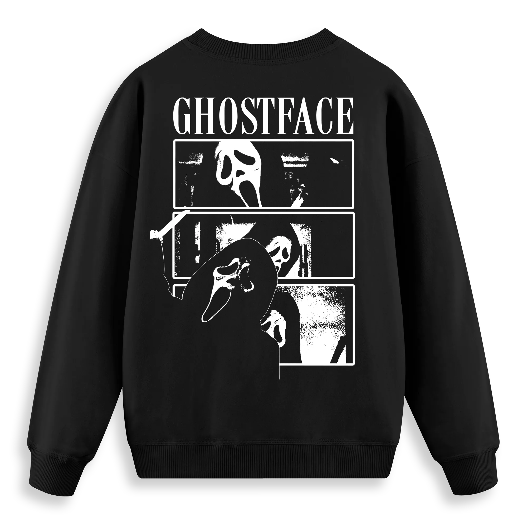 Ghost Face - Regular Fit Kalıp Sweatshirt