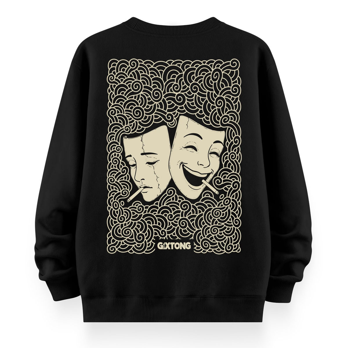 Mask II - Oversize Bol Kalıp Sweatshirt