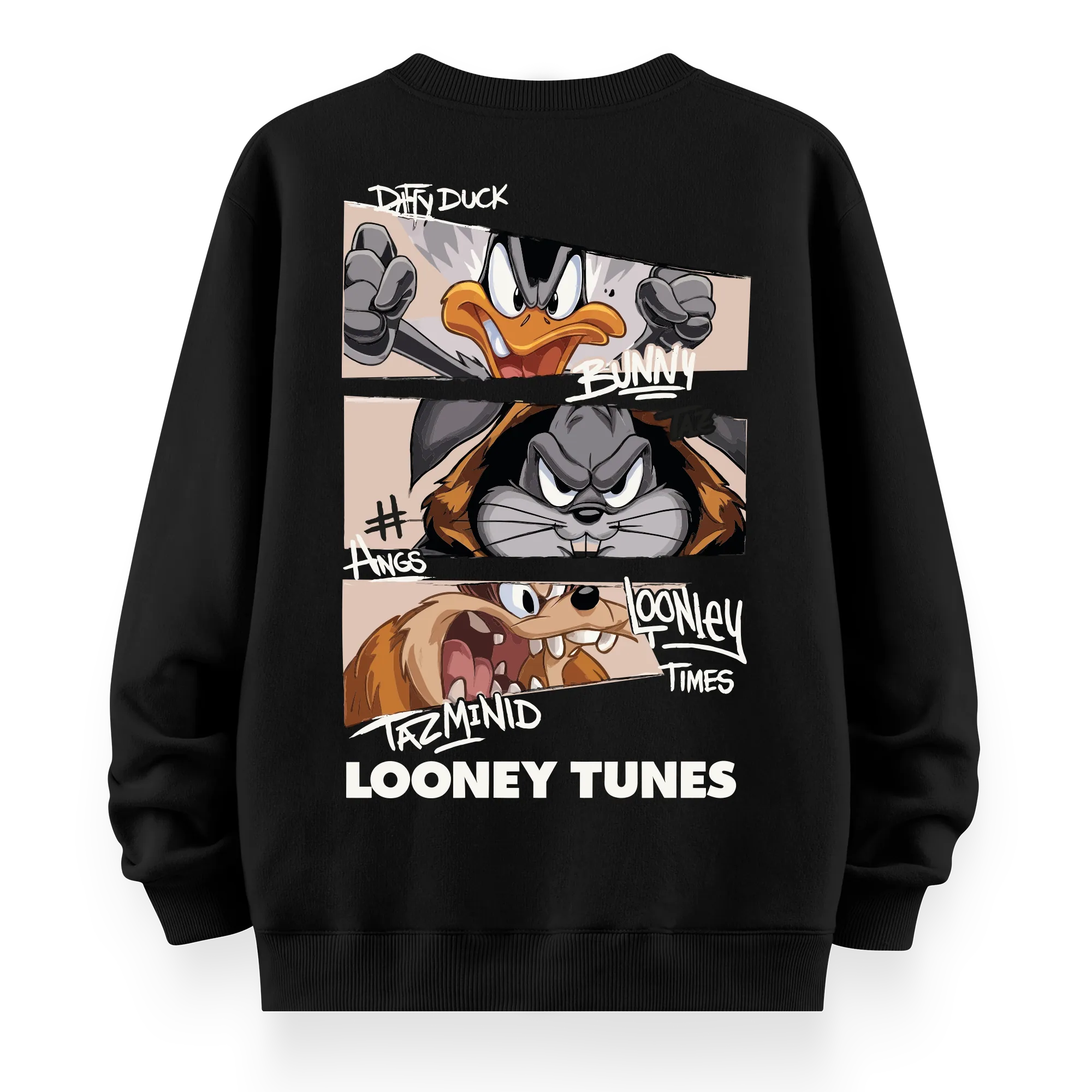 Looney Tunes - Oversize Bol Kalıp Sweatshirt