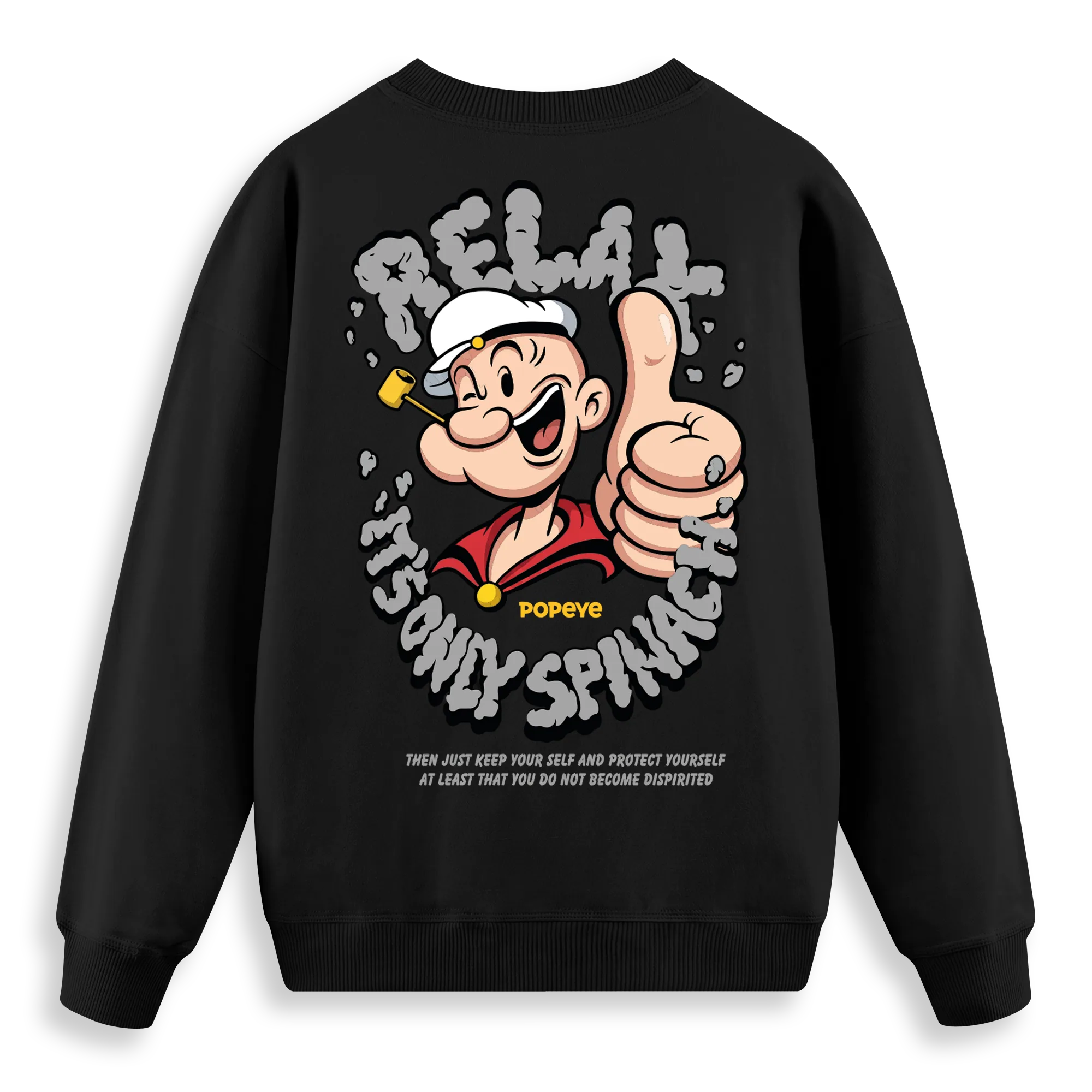 Popeye - Regular Fit Kalıp Sweatshirt