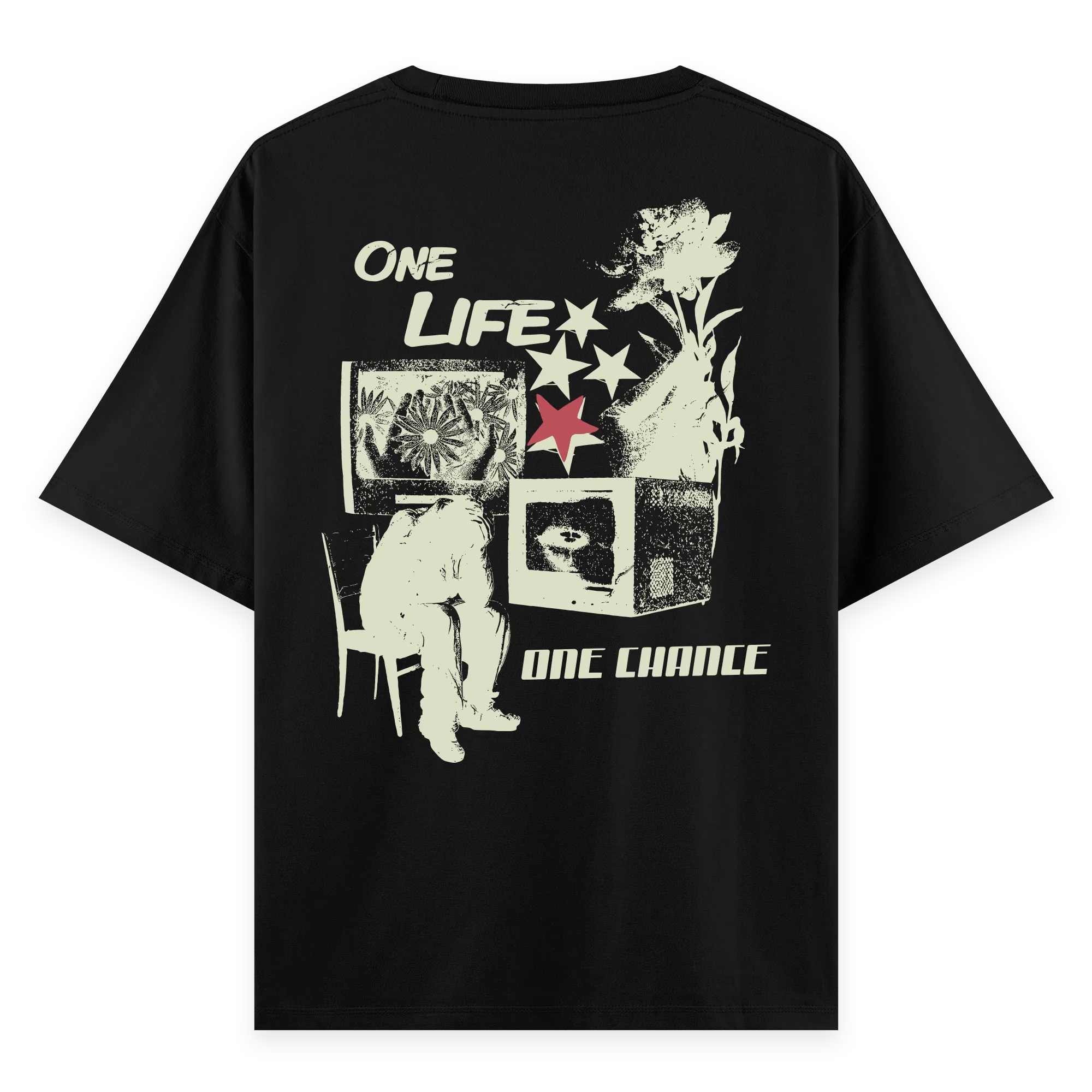 One Chance - Oversize Bol Kalıp T-shirt
