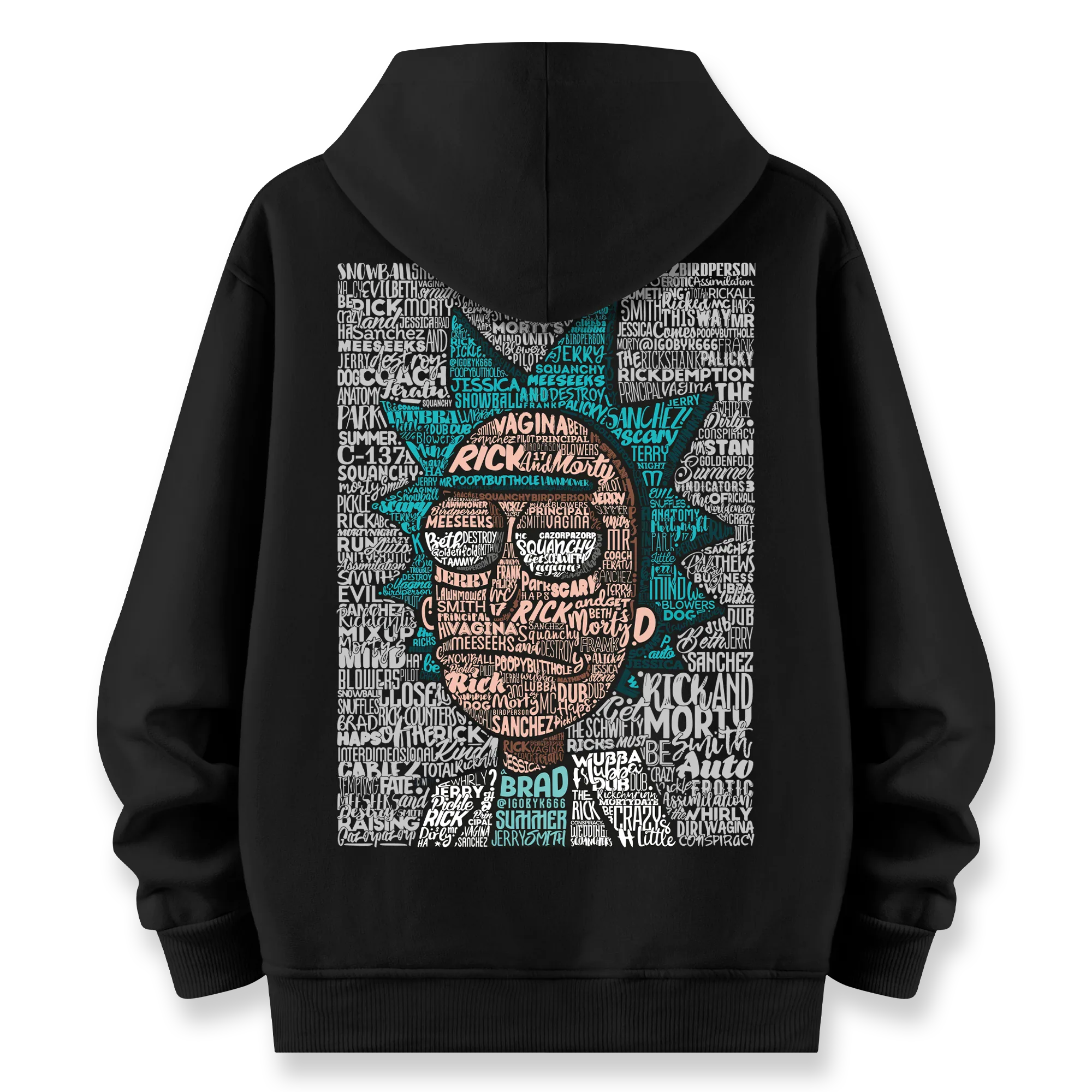 Rick's World - Oversize Bol Kalıp Hoodie