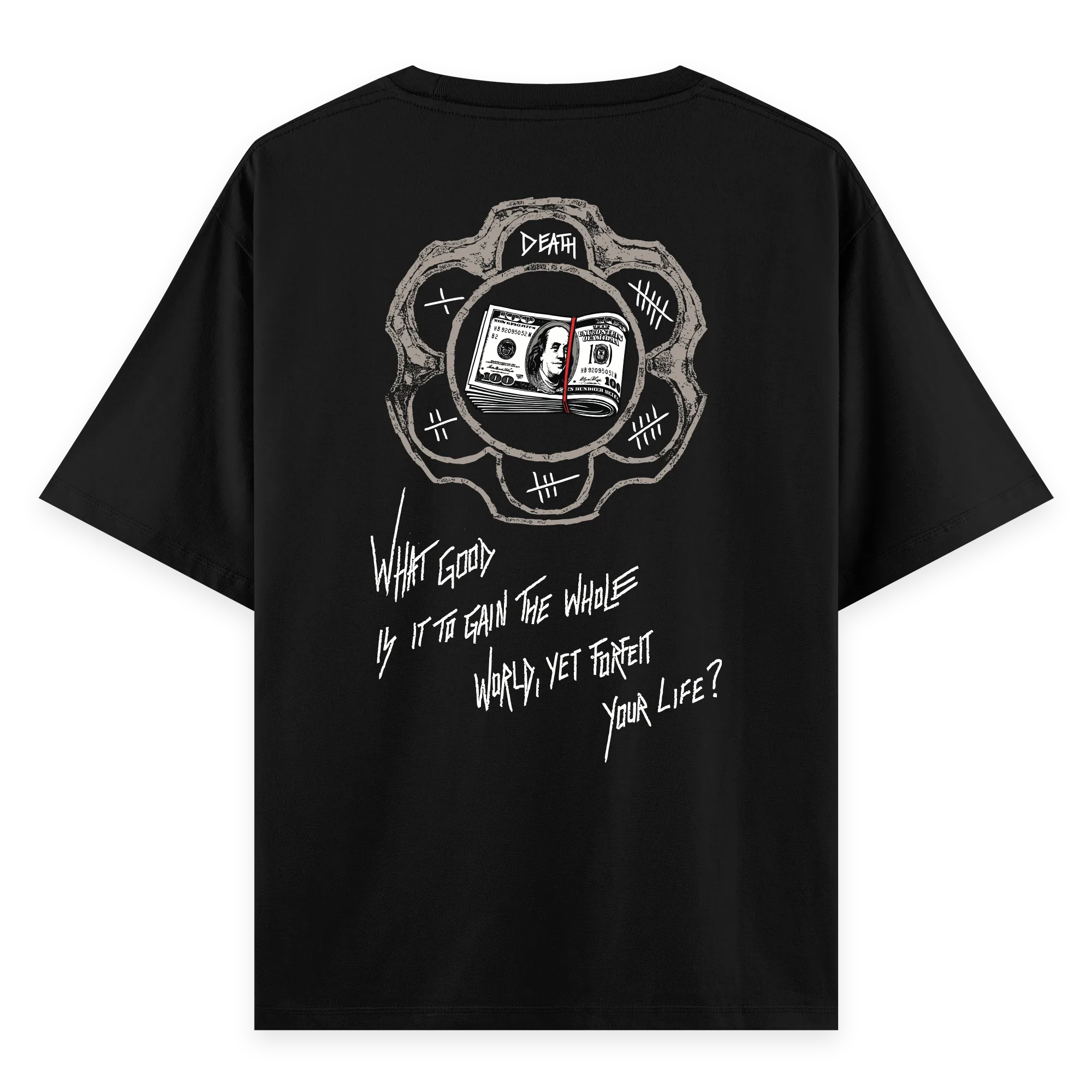 Greed - Oversize Bol Kalıp T-shirt