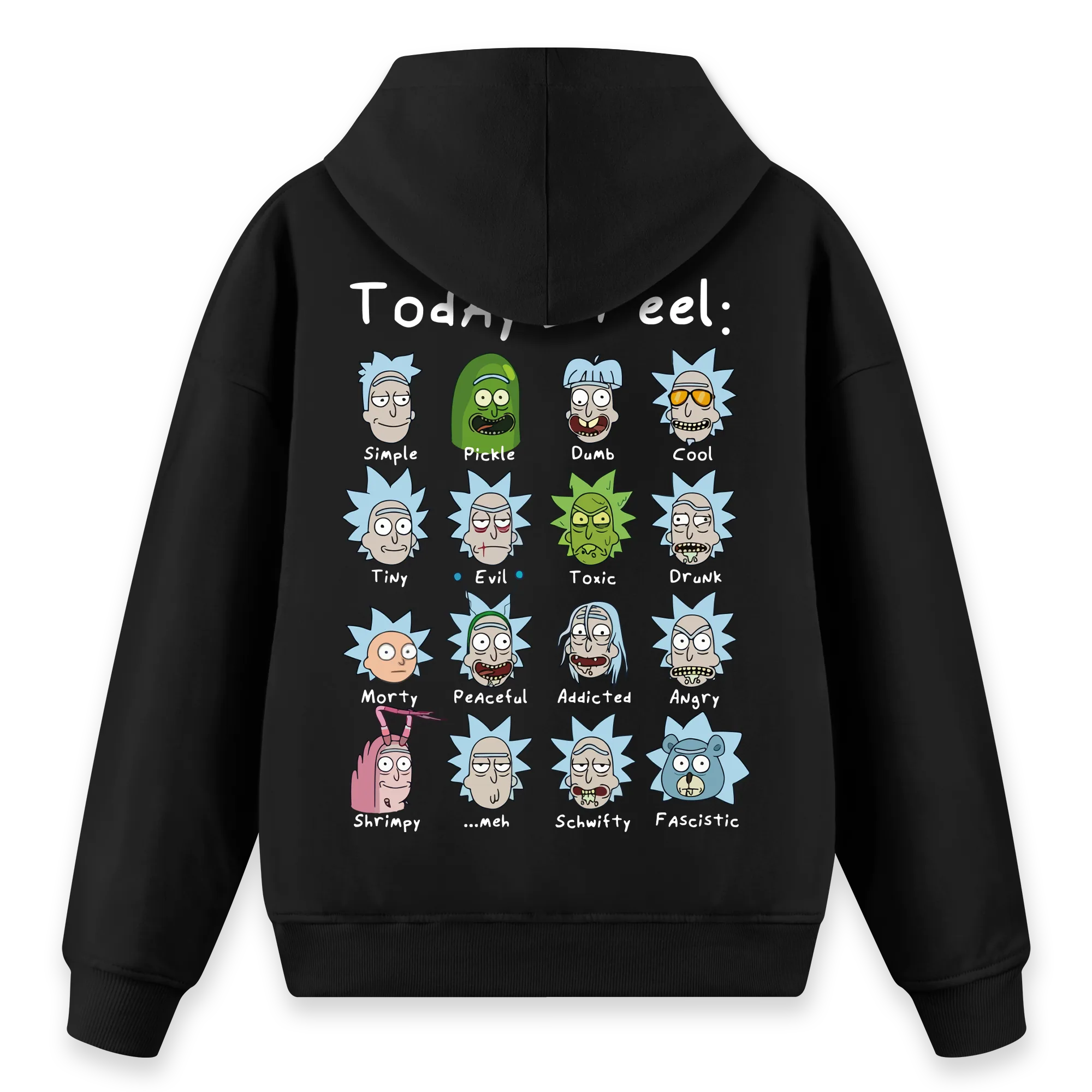 Rick's Routine - Regular Fit Kalıp Hoodie