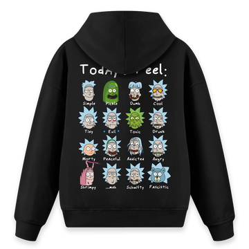 Rick's Routine - Regular Fit Kalıp Hoodie