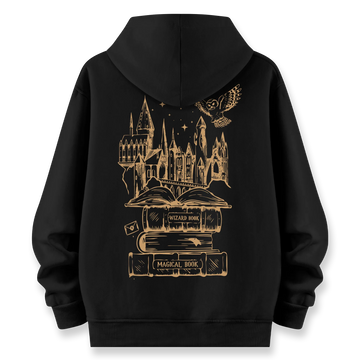 Hogwarts - Oversize Bol Kalıp Hoodie