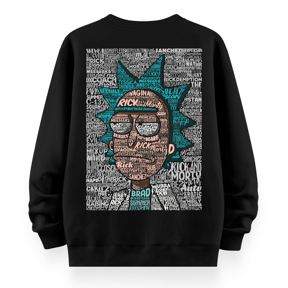 Rick's World - Oversize Bol Kalıp Sweatshirt