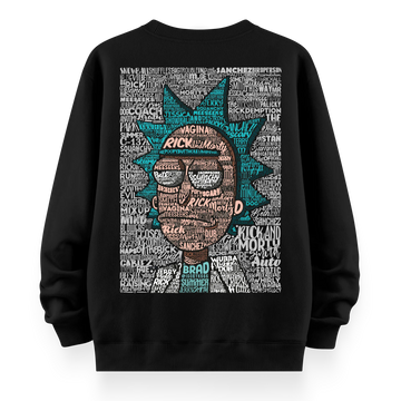 Rick's World - Oversize Bol Kalıp Sweatshirt