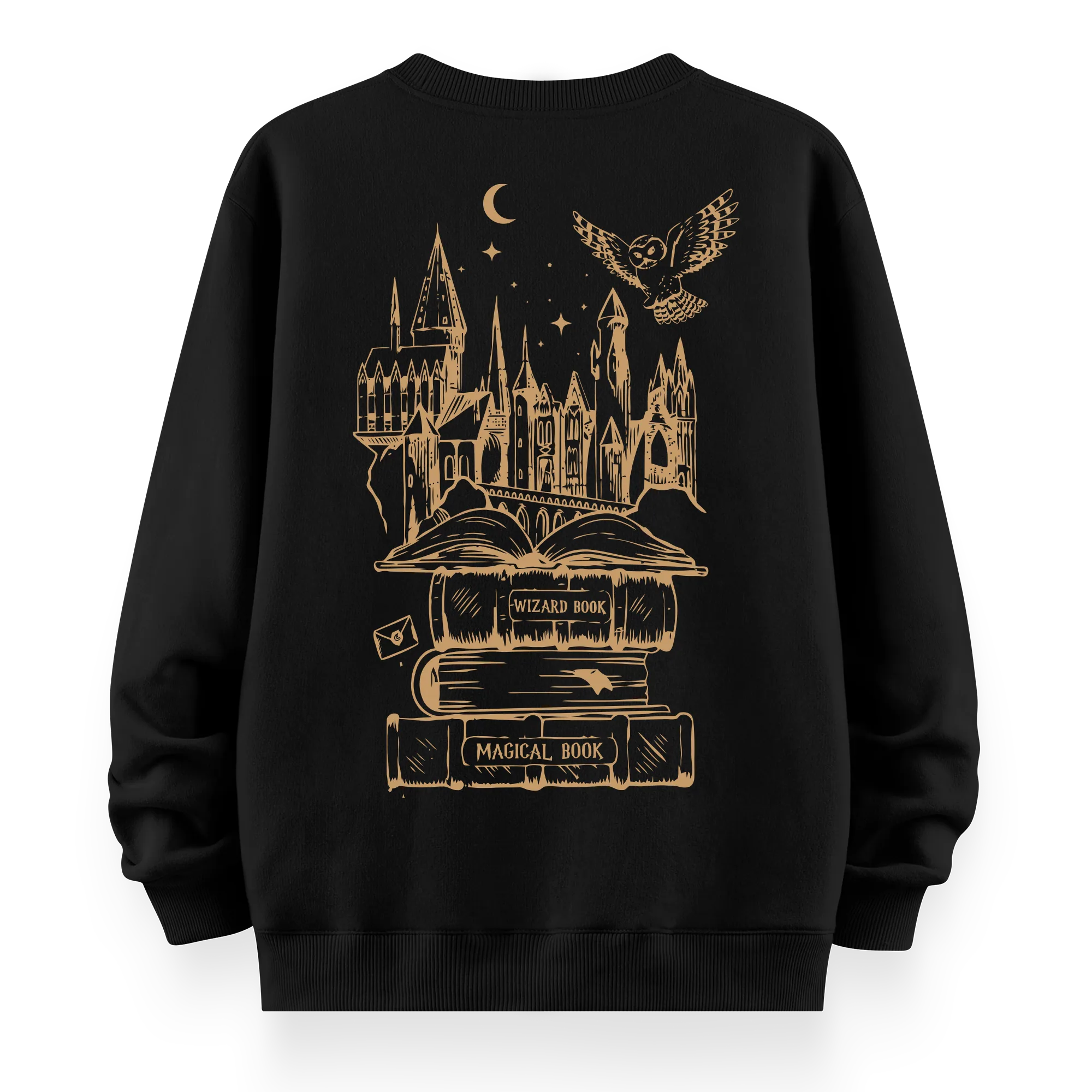 Hogwarts- Oversize Bol Kalıp Sweatshirt